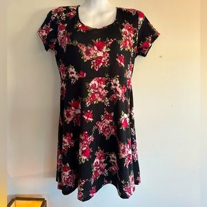 Cute short sleeved skater dress. XL
